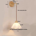 DecorBites™ LED Glass Wall Lamp: Luxury Modern Bedroom Coffee Home Decor Vanity Light
