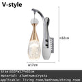 DecorBites™ Crystal LED Wall Sconce for Elegant Home Décor