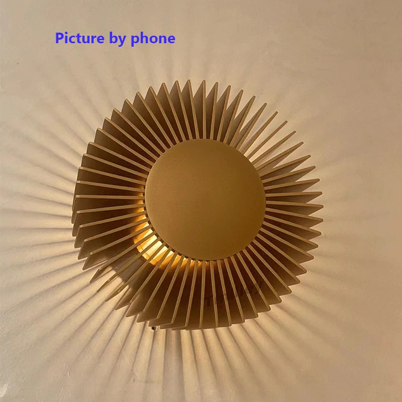 DecorBites™ Elegant Aluminum Wall Sconce for Hotel Living Room Bedroom Decor