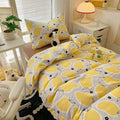 DecorBites™ Cartoon Printed Bedding Sets: Super-Soft, Skin Friendly, Summer Bed Sheet, Duvet Cover, Pillowcases