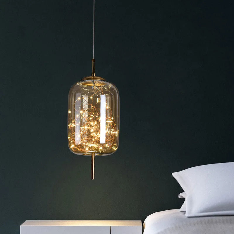DecorBites™ LED Starry Sky Pendant Lights Luxury Living Room Lamps