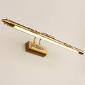 DecorBites™ Bronze Carved Mirror Lamp for Bathroom Wall Decor, Retro Design, 500mm, 8W