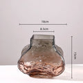 DecorBites™ Golden Geometric Glass Vase Hydroponics Terrarium Home Decoration Accessories