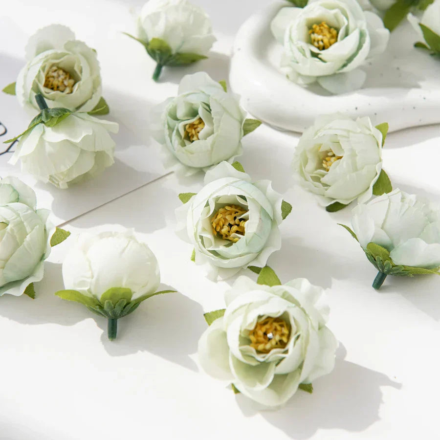 DecorBites™ Artificial Flowers Wedding Christmas Decoration Home Scrapbooking Bridal Accessories