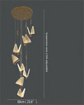 DecorBites™ Butterfly LED Chandelier: Modern Hanging Light for Home, Bedroom, Coffee Store & More