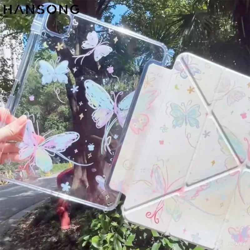 Pastel Butterfly iPad Case