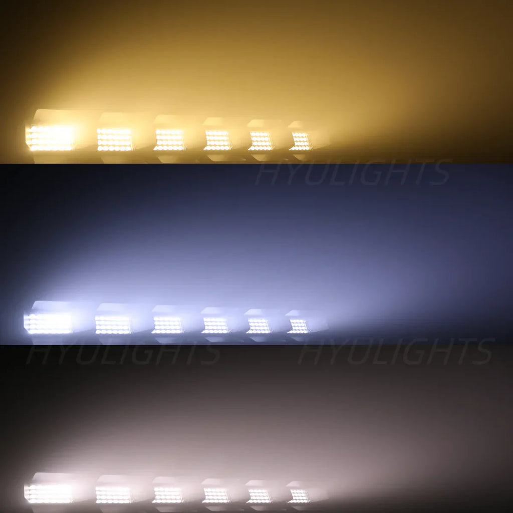 DecorBites™ LED Wall Wash Flood Light with Barn Doors for Disco Decoration in Cold & Warm White