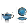 DecorBites™ Ceramic Afternoon Tea Cup Set for Breakfast Lemon Tea Milk Coffeeware