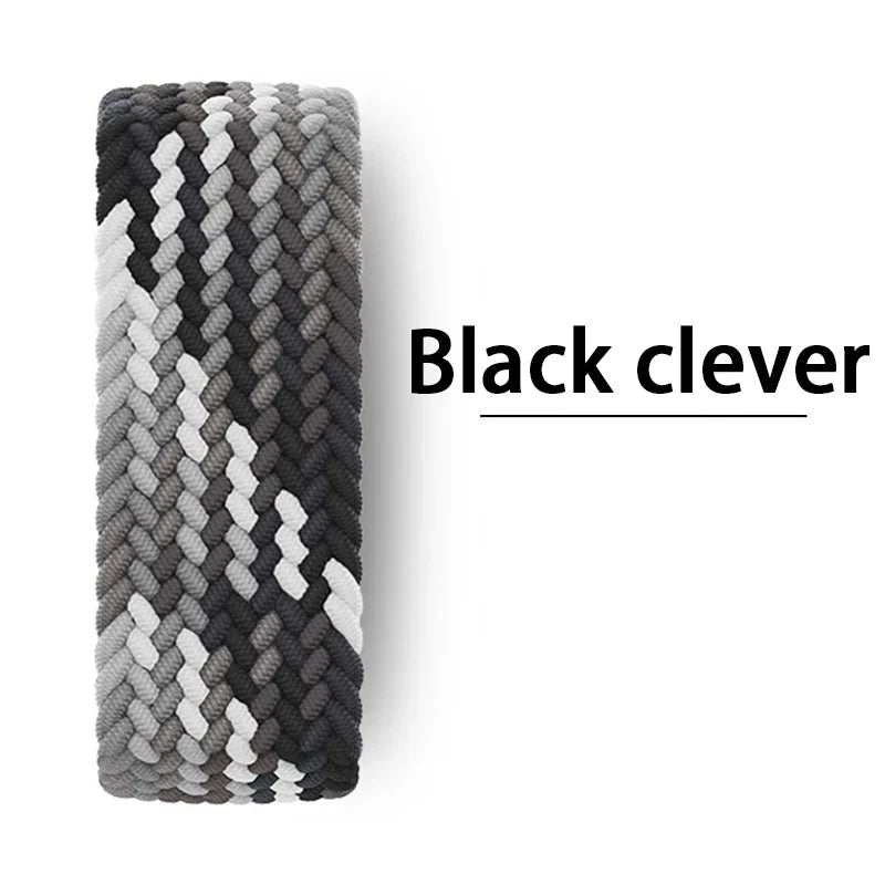 Braided Solo Loop For Apple watch Band 46mm 44mm 45mm 42mm 40mm 41mm Bracelet correa iwatch Series Ultra 2 11 10 9 SE 8 7 Strap