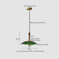 DecorBites™ Green Leaf LED Pendant Lamp for Home and Cafe Decor