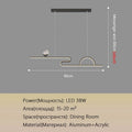 DecorBites™ Butterfly Chandelier: Modern Minimalist Pendant Lamp for Dining Room, Study, Bar