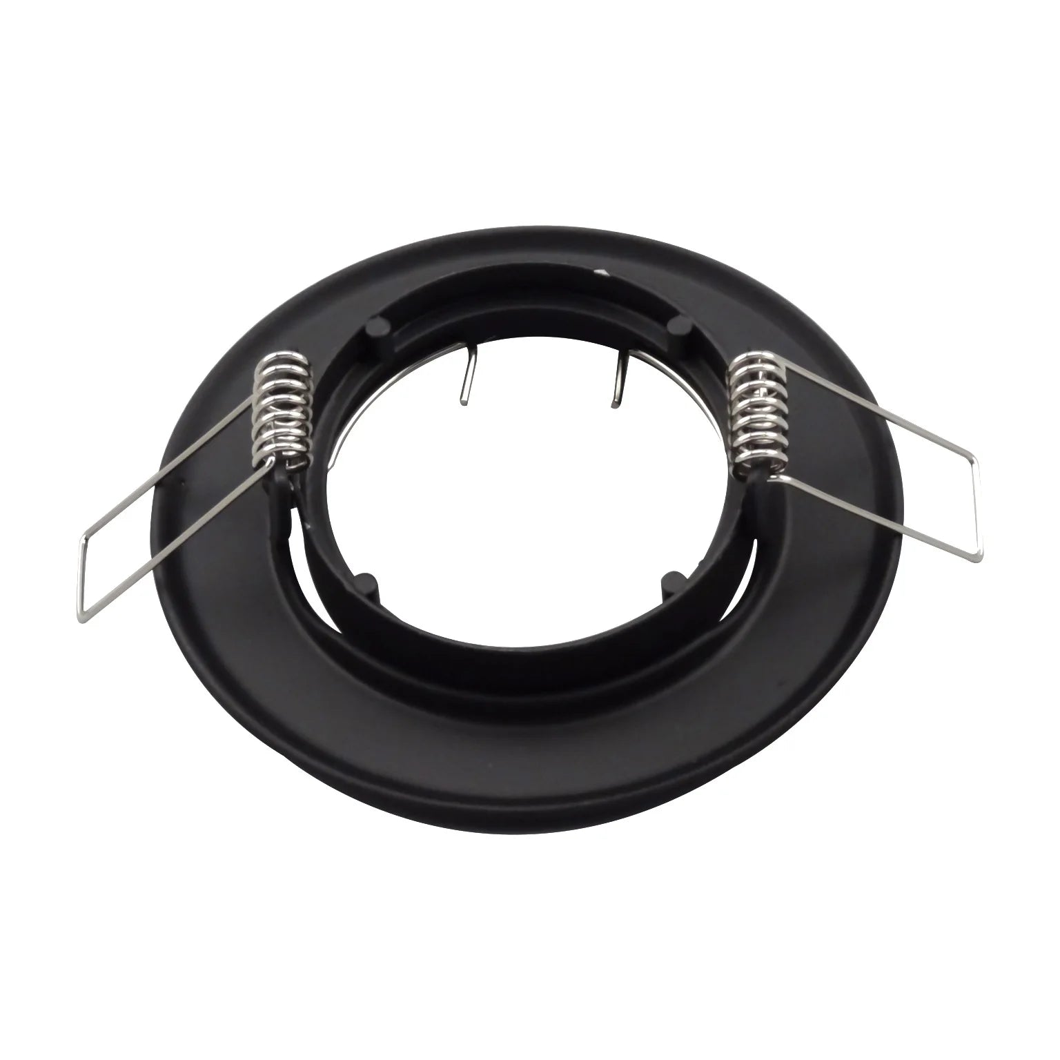 DecorBites™ LED Recessed Downlights Frame - Round Aluminum Spot Lighting Fixture - Black/White/Nickel