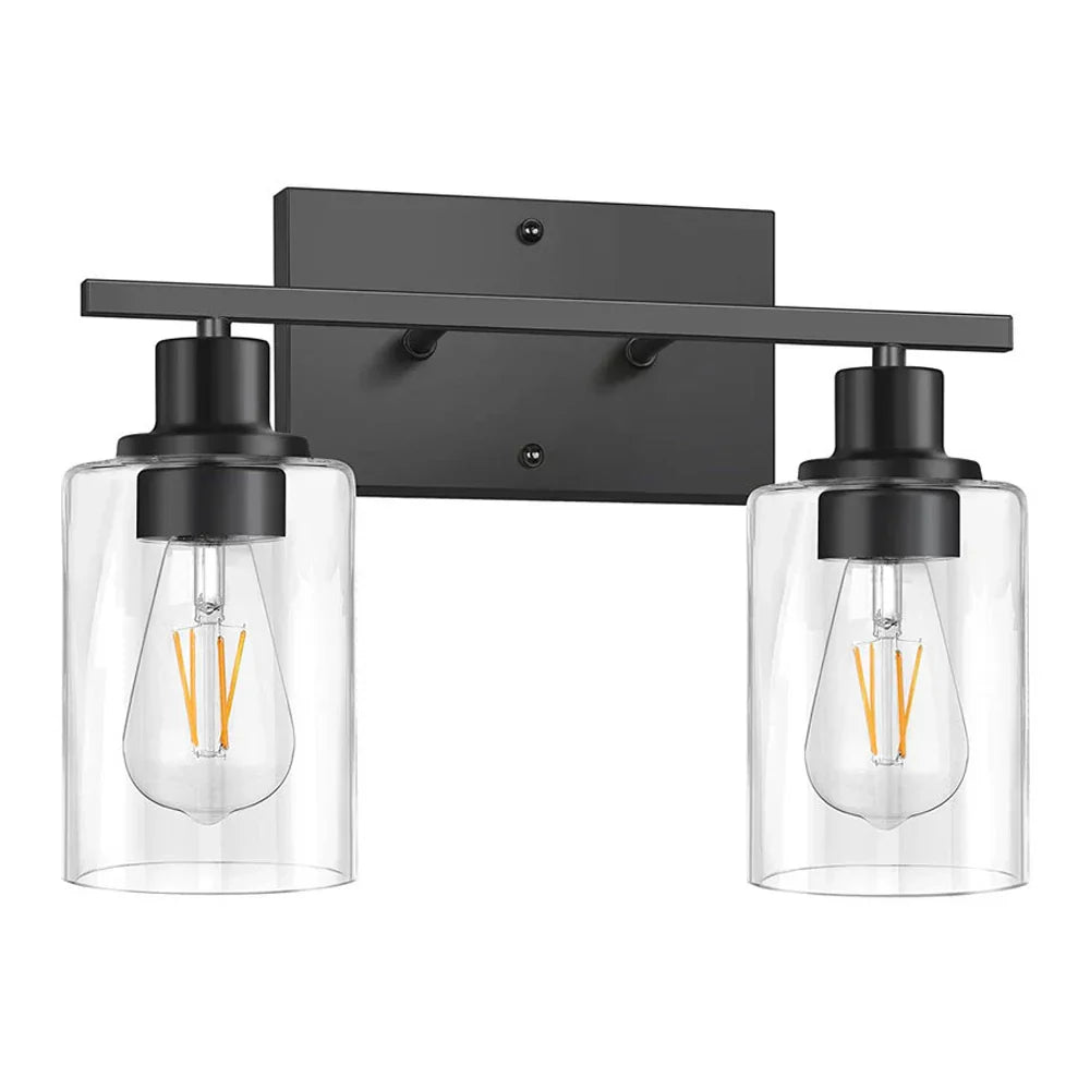 DecorBites™ Glass Wall Lamp: Nordic Industrial LED Sconce for Living Bedroom, Kitchen, Dining - Modern Indoor Lighting