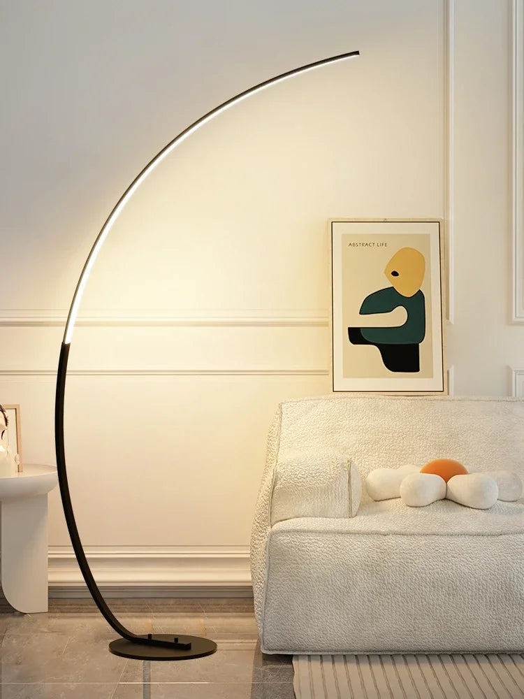 DecorBites™ Arc RGB LED Corner Floor Lamp for Dining Living Room Decor