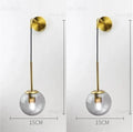 DecorBites™ Glass Ball LED Wall Light for Bedroom Decoration and Living Room Fixtures