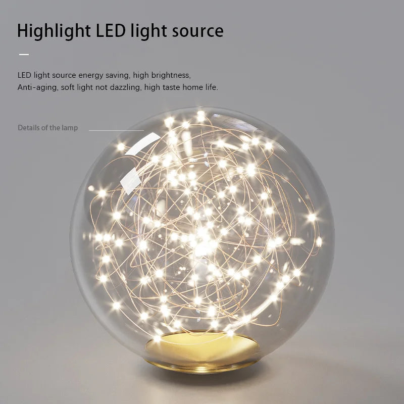 DecorBites™ Glass Balls G9 LED Chandelier for Dining Room & Kitchen