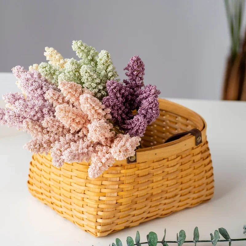 DecorBites™ Lavender Artificial Flower Bundle for Wall Decor and DIY Vases Bouquet