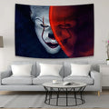 DecorBites™ Halloween Psychedelic Tapestry Curtains for Horror Movie Home Decoration