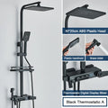 DecorBites™ Digital Display Shower System with Thermostatic Control and Tub Spout