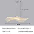 DecorBites™ Lotus Leaf Pendant Lights: Modern Acrylic Charm for Home Decor