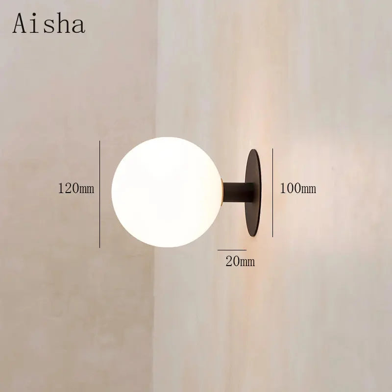 DecorBites™ Gold/Black Wall Lamp: Elegant Lighting Fixture for Living Room, Bedroom, Stair, Corridor