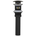 DecorBites™ Black Basin Faucet: Brass Gold Crystal Sink Faucet, 3 Hole Waterfall Tap