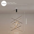 DecorBites™ LED Nordic Chandelier: Modern Pendant Light for Living, Dining, and Bedroom