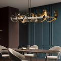 DecorBites™ LED Metal Pendant Lights Nordic Hanging Light Chandeliers Elegant Modern Island Decoration