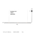 DecorBites™ LED Square Sensor Chandelier for Living Room Lighting