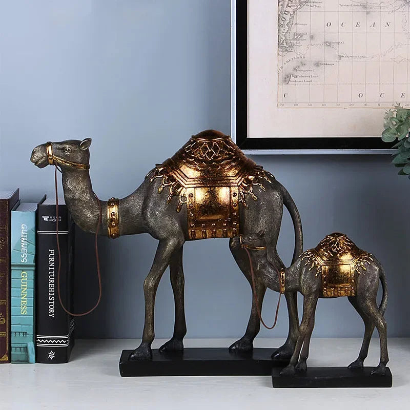 DecorBites™ Camel Dromedary Indian Style Sculpture - Home Decor Figurine