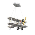 DecorBites™ Children's Aircraft LED Chandelier for Boys Room,False