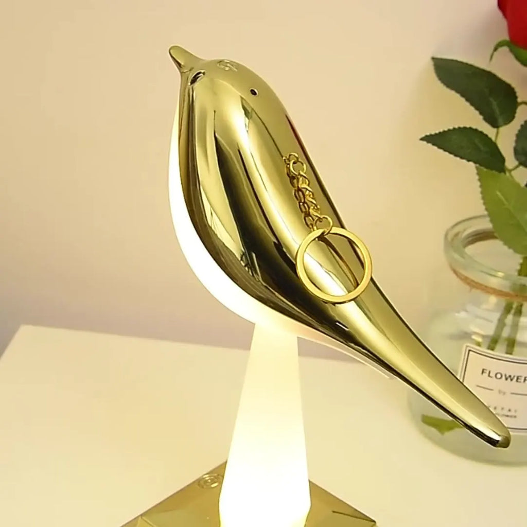 DecorBites™ Bird Table Lamp Desk Light Touch Aromatherapy Night Light