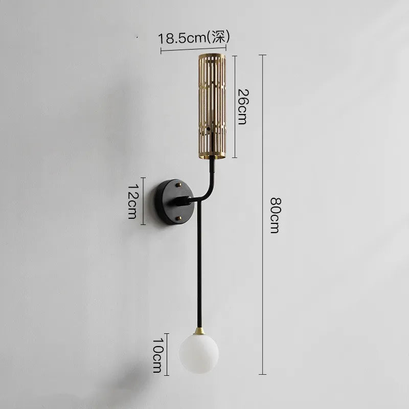 DecorBites™ LED Nordic Wall Sconce - Luxury Living Room Bedroom Decor Balcony Light