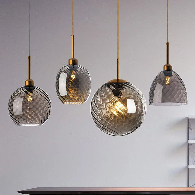 DecorBites™ Glass Chandelier Pendant Lights for Bedside, Kitchen, Restaurant, Bar, Home Lighting