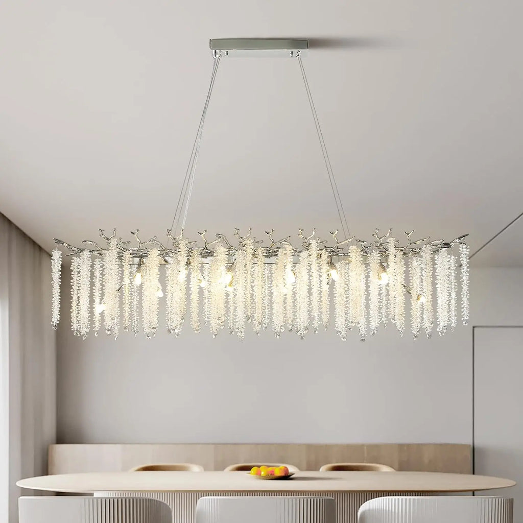 DecorBites™ Branch Crystal Chandelier for Dining Room, Bedroom, Living Room