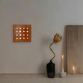 DecorBites™ Cave Box Retro Wall Light: Artistic Master Bedroom Headboard & Living Room Feature.