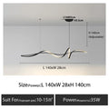 DecorBites™ Aluminum LED Chandelier: Modern Dining Island Light for Stylish Indoor Decoration