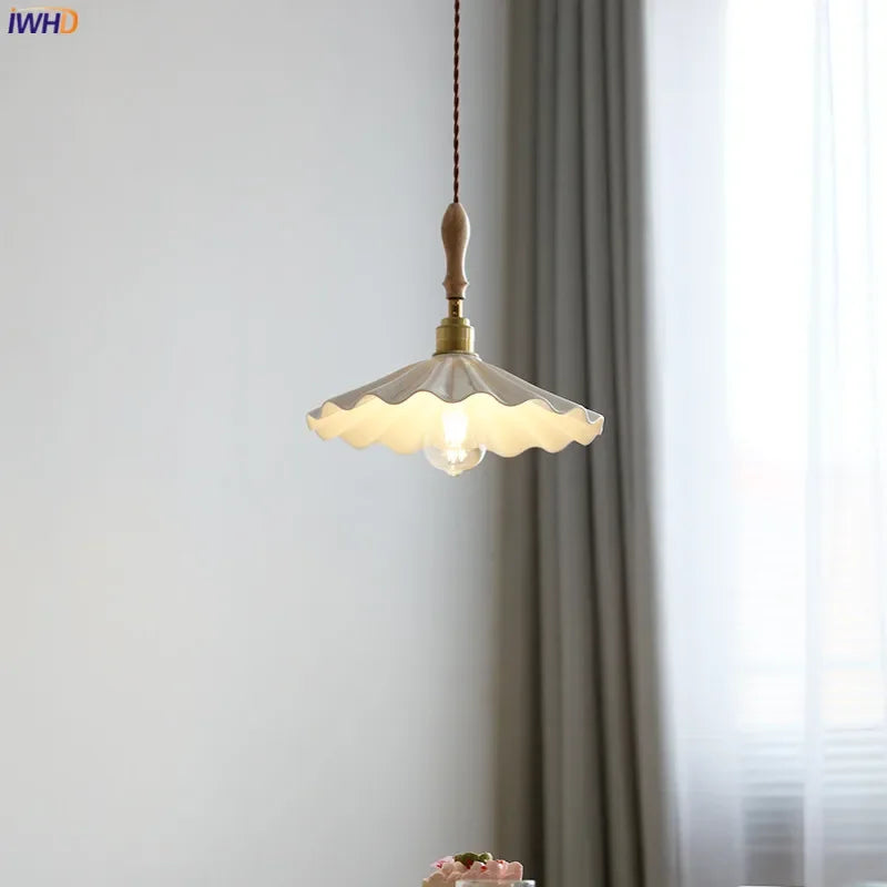 DecorBites™ Ceramic LED Pendant Lights: Elegant Home Decor for Living, Dining, and Bedroom