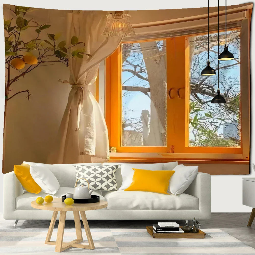 DecorBites™ Boho Hippie Wall Tapestry for Home Decor & Room Aesthetic Background