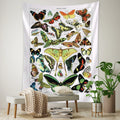 DecorBites™ Butterfly Map Tapestry Wall Hanging: Bohemian Room Decor