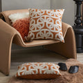 DecorBites™ Brown Coffee Geometric Jacquard Cushion Cover: High Precision & Light Luxury Modern Pillow Case for Home Decor