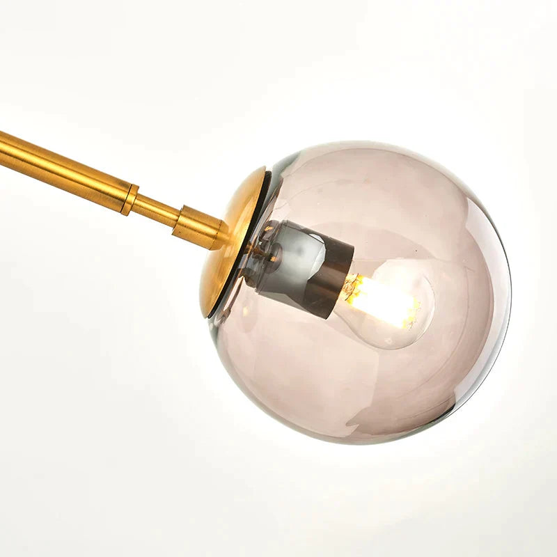DecorBites™ Glass Ball Chandelier LED Pendant Light for Modern Kitchen, Bar, and Loft
