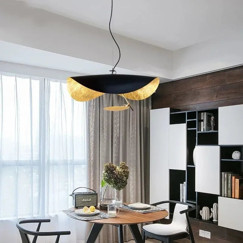 DecorBites™ LED Flying Saucer Chandelier - Modern Ceiling Light for Living Room & Bar