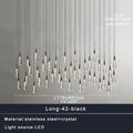 DecorBites™ Brass Crystal Ceiling Pendant Light Luxury Large Home Decor Fixture