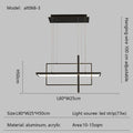 DecorBites™ LED Rectangle Pendant Lights for Dining Room and Kitchen