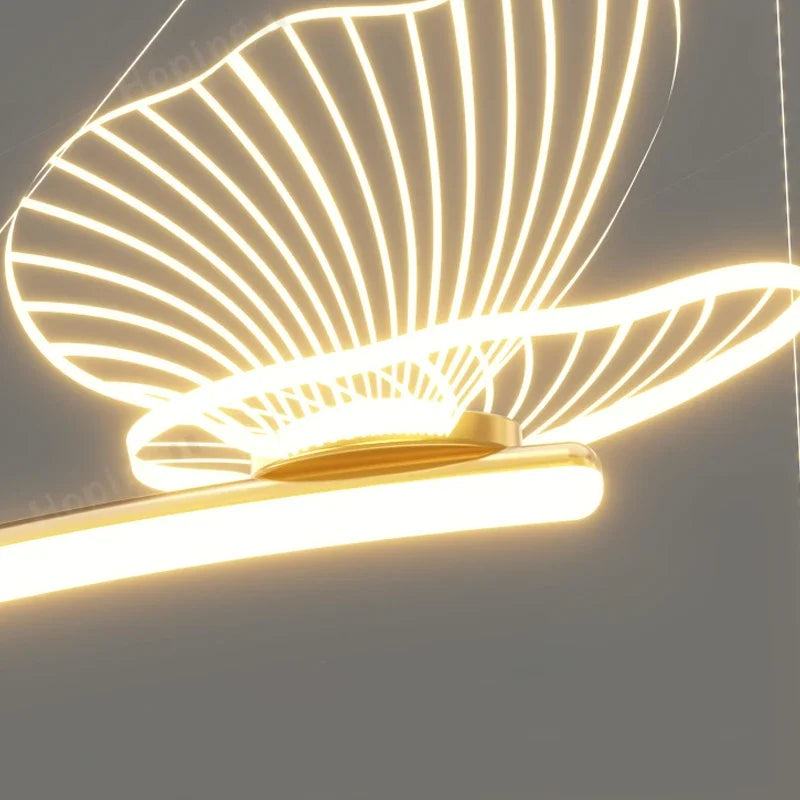 DecorBites™ Butterfly Design Sense Ceiling Chandelier: Modern Minimalist Nordic Pendant Lamp for Home Decor