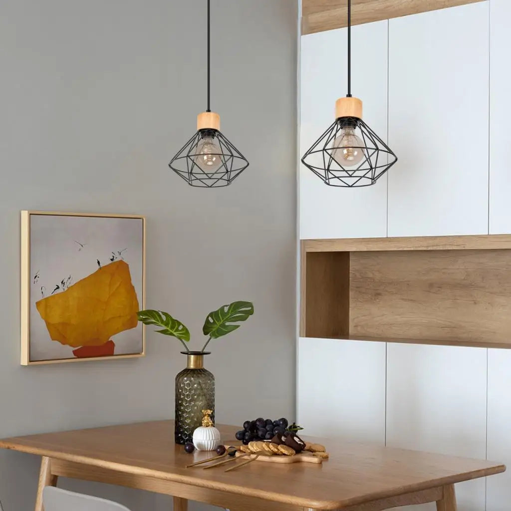 DecorBites™ Industrial Metal Pendant Light for Kitchen Island Bar Restaurant Loft Decor