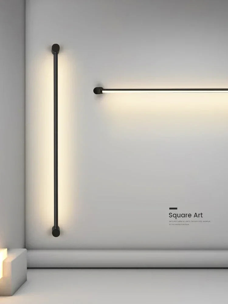 DecorBites™ Black Bar Linear Wall Light for Living and Dining Room Lighting