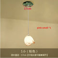 DecorBites™ Lotus Glass Pendant Lamp: Elegant Pink Lotus Lighting for Home Decor