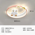 DecorBites™ Kids Crescent Moon Rabbit Ceiling Chandelier LED Bedroom Light